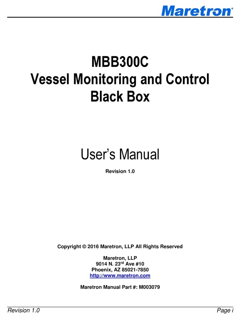 Maretron MBB300C user manual Maretron MBB300C user manual