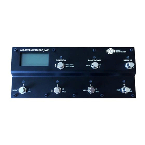 RJM MASTERMIND PBC/6X User manual
