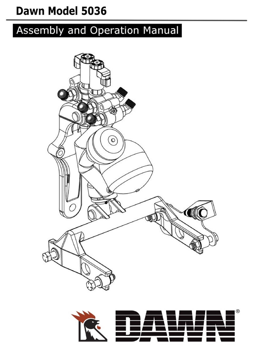 Dawn 5036 Assembly and operation manual