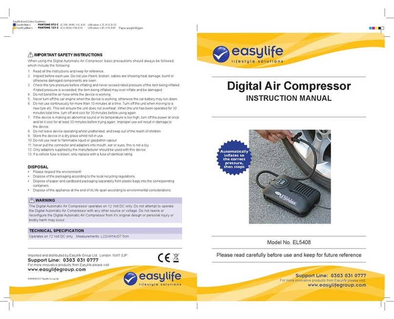 Easylife EL5408 instruction manual