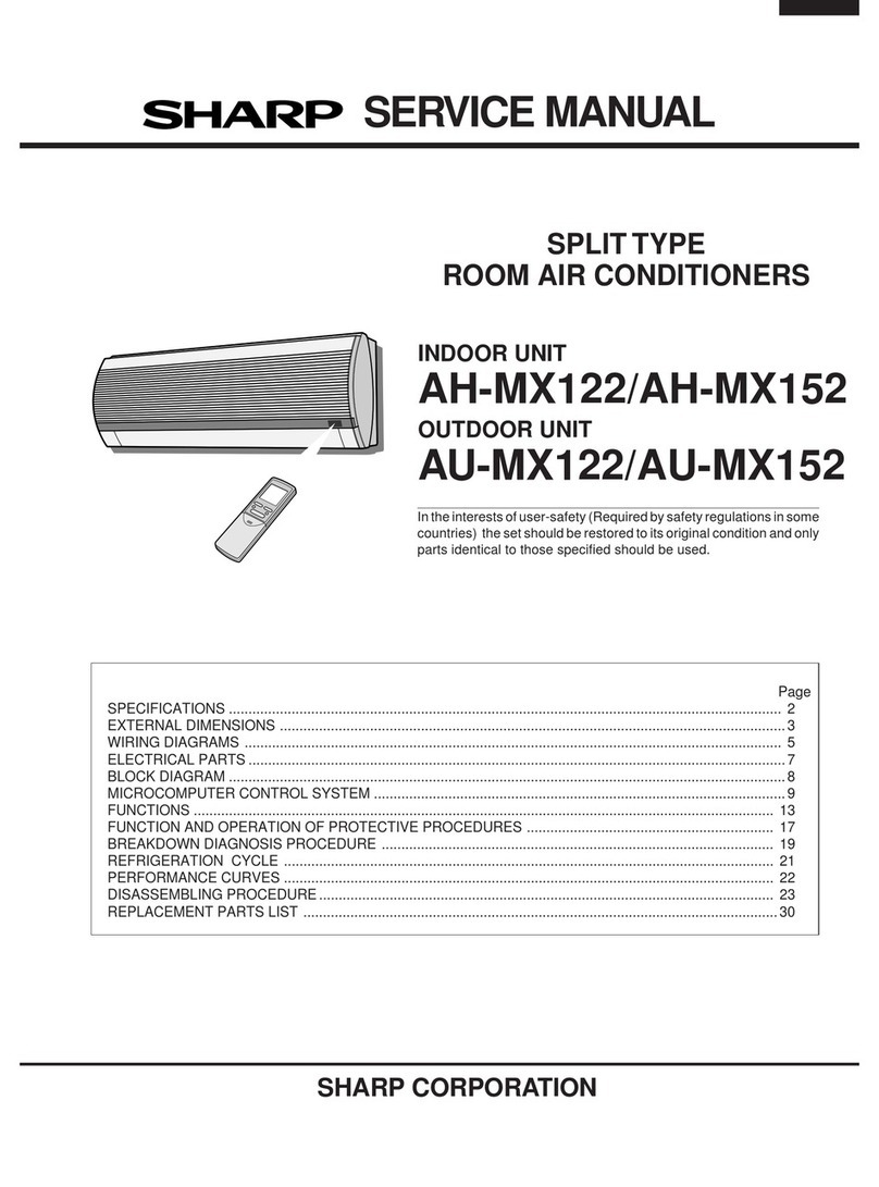 Sharp AH-MX122 User manual