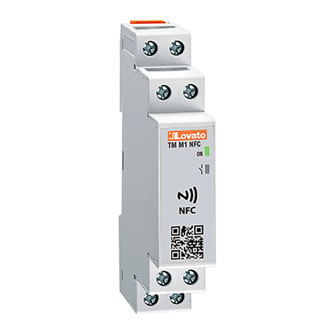 LOVATO ELECTRIC TMM1 NFC User manual