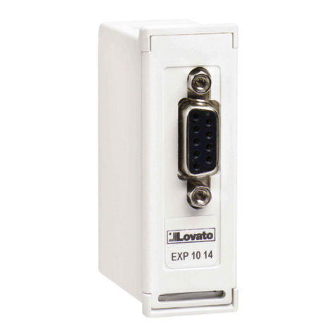 LOVATO ELECTRIC EXP10 14 User manual
