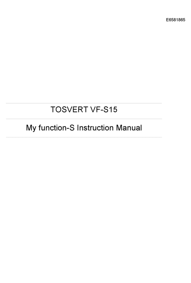 Toshiba TOSVERT VF-S15 series User manual