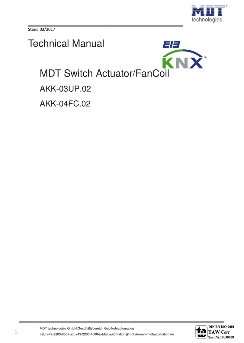 MDT Technologies AKK-03UP.02 User manual