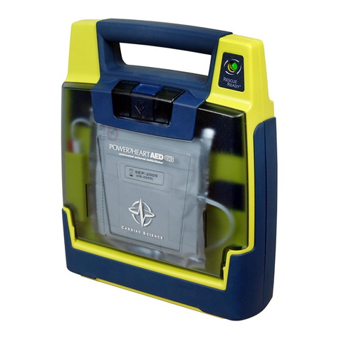 Cardiac Science POWERHEART G3 PLUS 9390E AED User manual