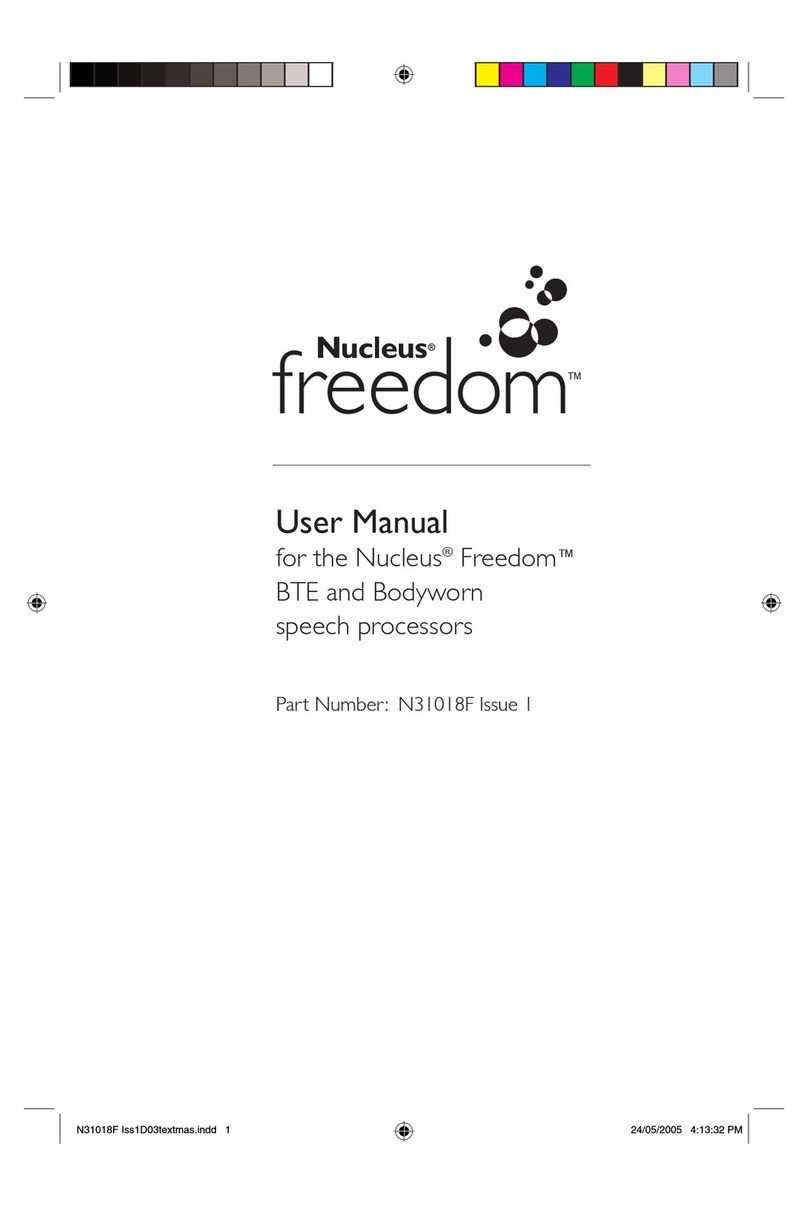 Nucleus Freedom BTE user manual