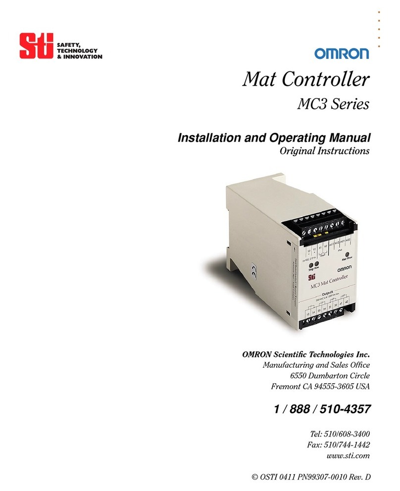Omron MC3 Series User manual