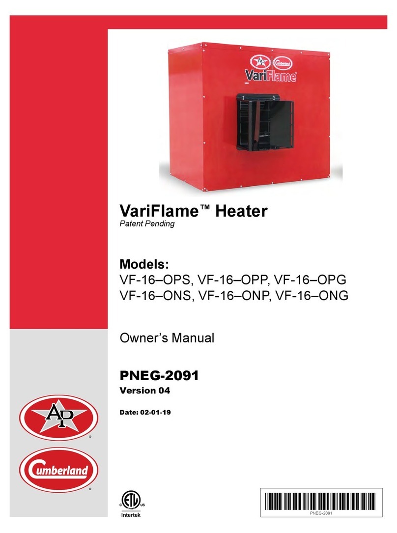 Cumberland VariFlame VF-16-OPS User manual