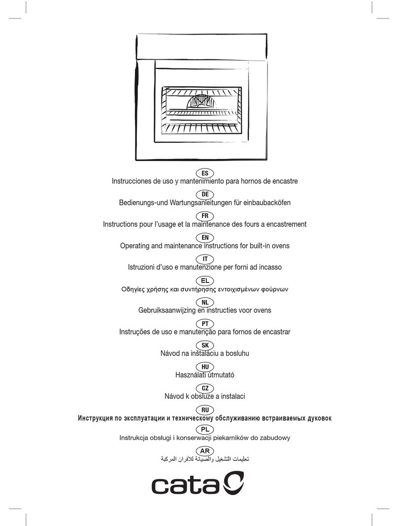 Cata UME 7007 X Operating and maintenance instructions