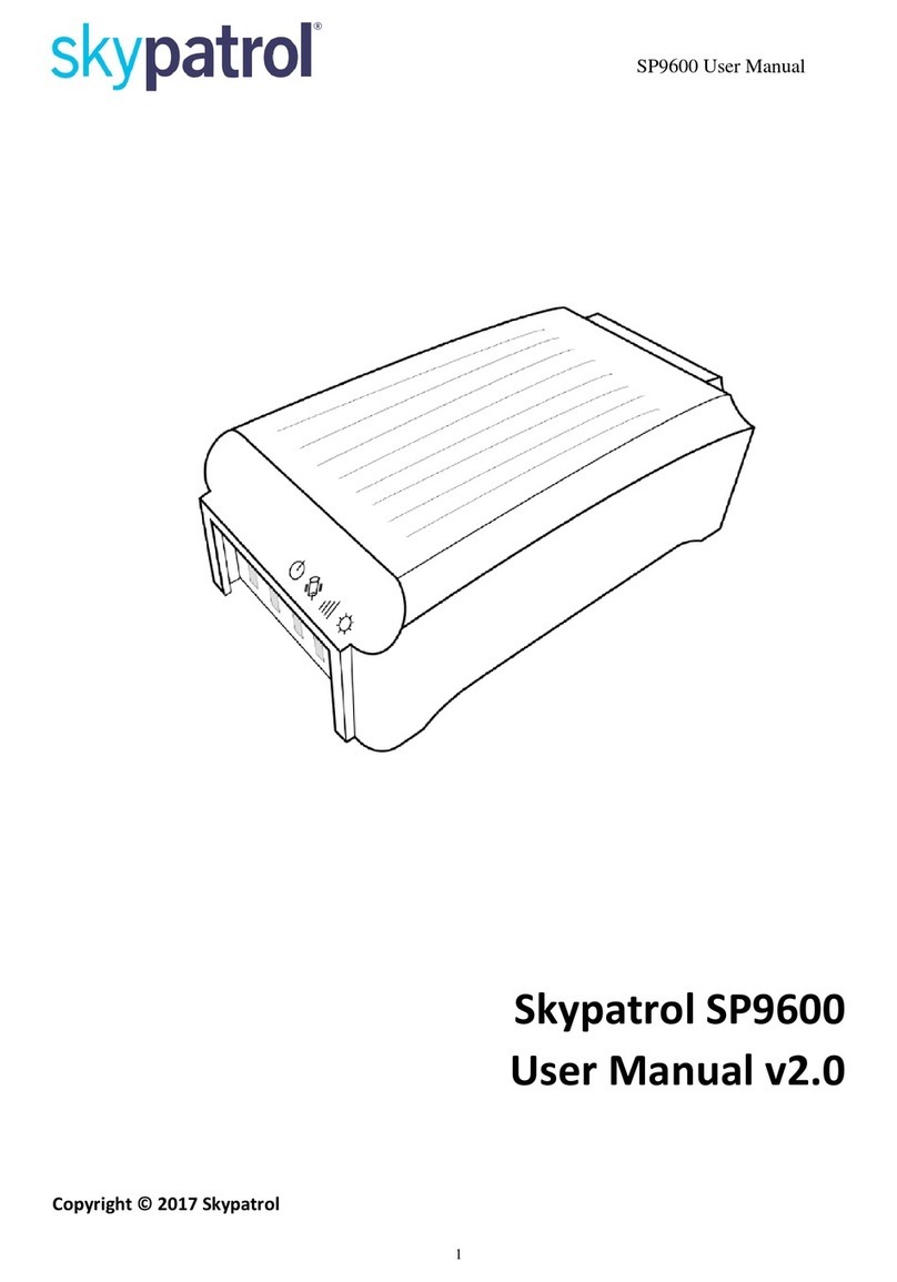 Skypatrol SP9600 User manual Skypatrol SP9600 User manual