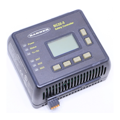 Banner SC22-3 User manual