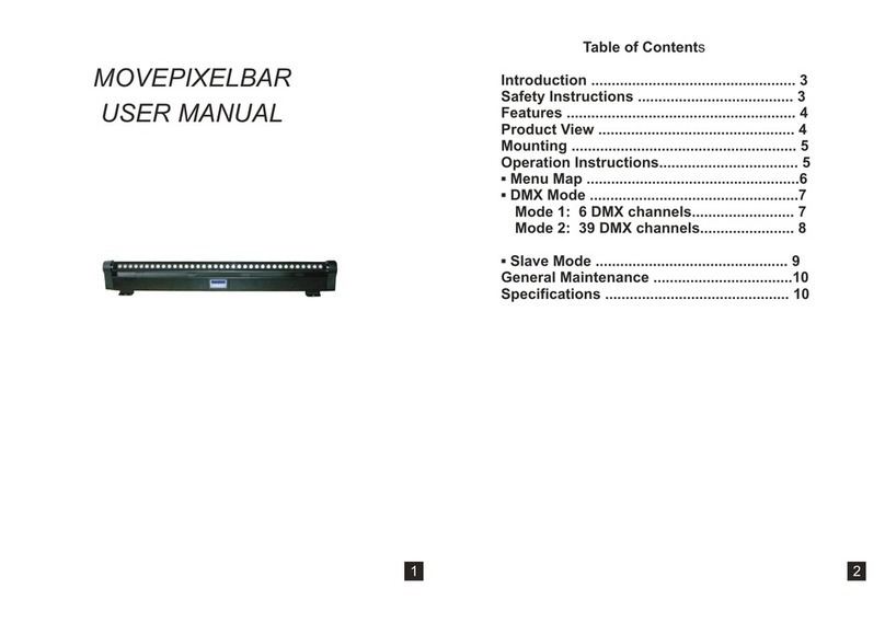 CK Light MovePixelBar108 user manual