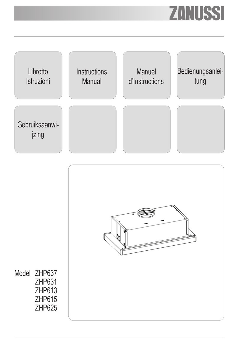 Zanussi ZHP 637 User manual
