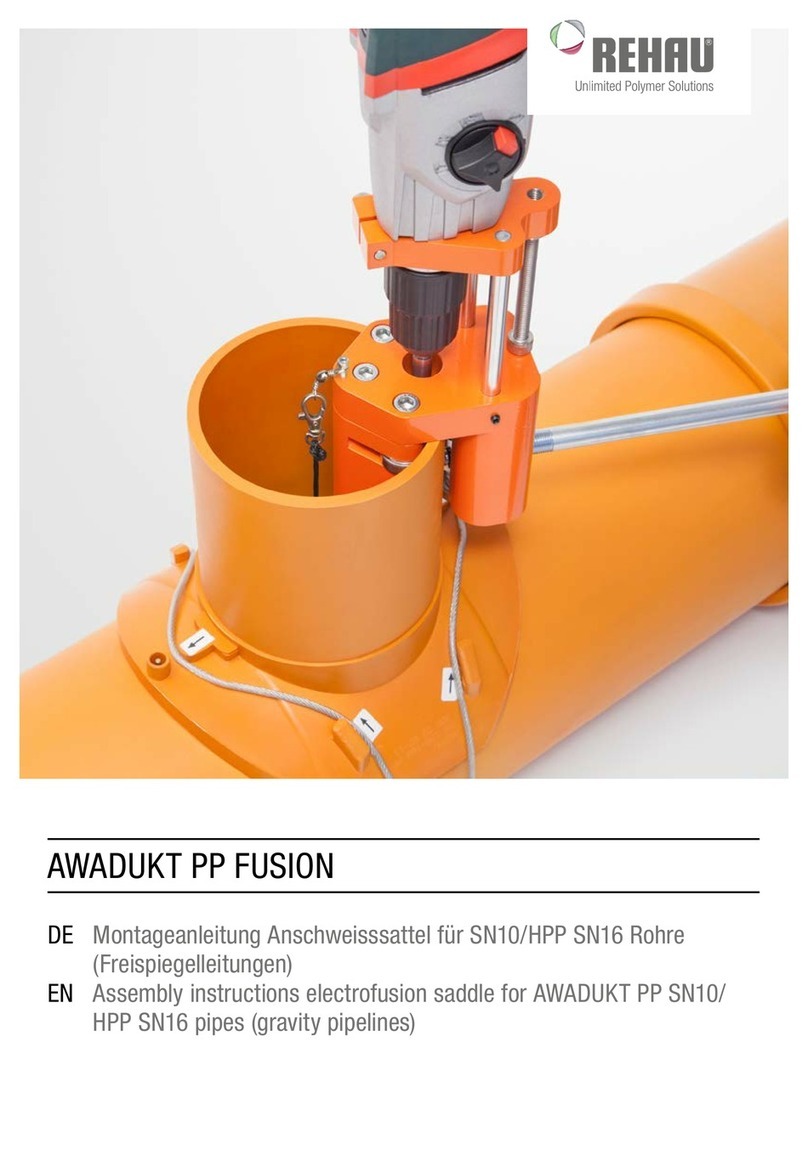 Rehau AWADUKT PP Assembly instructions