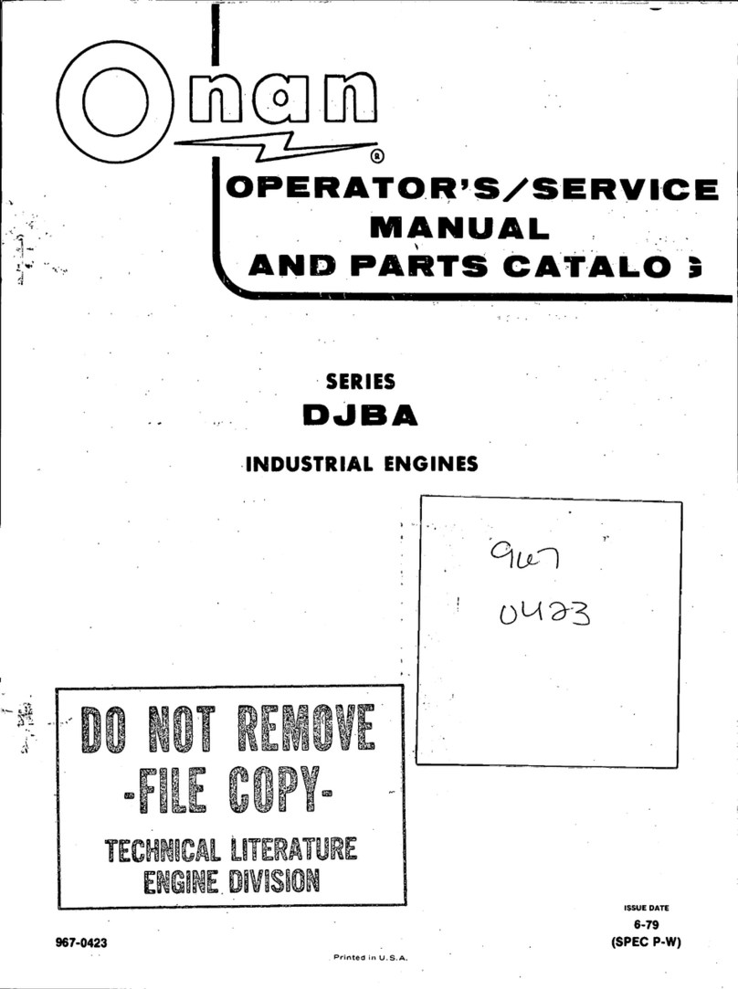 Onan DJBA Series Instruction Manual