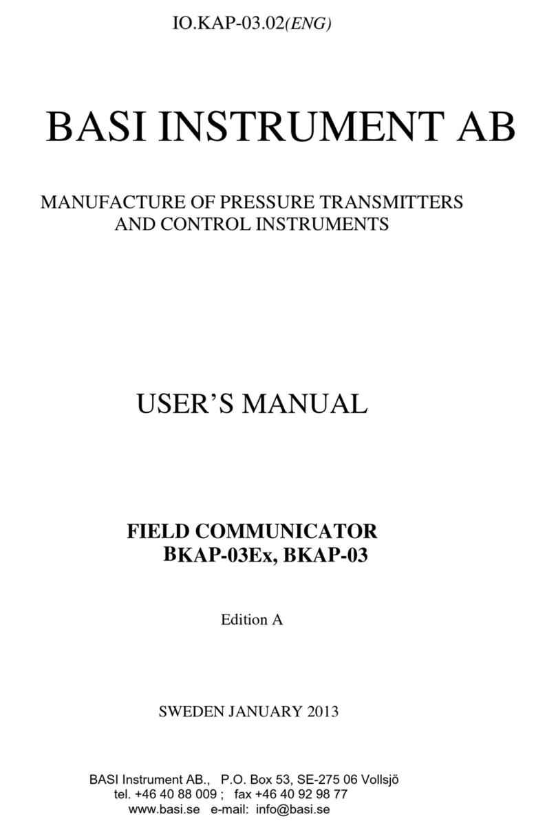 BASI Instruments BKAP-03Ex user manual