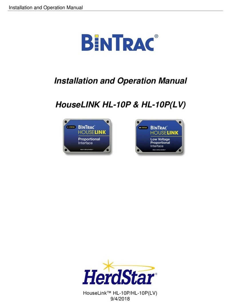 herdstar BinTrac HouseLINK HL-10P Installation and operation manual herdstar BinTrac HouseLINK HL-10P Installation and operation manual