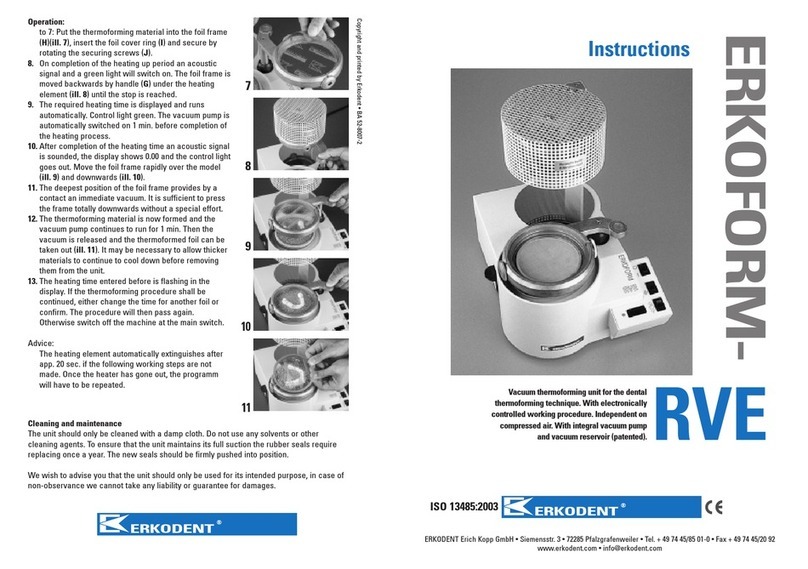 erkodent RVEERKOFORM RVE instructions