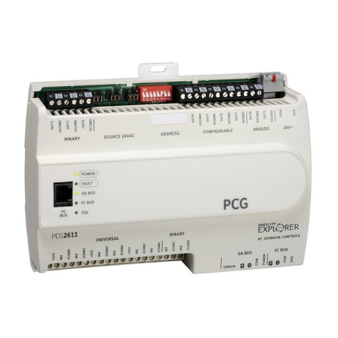 Johnson Controls FX-PCG26 User manual