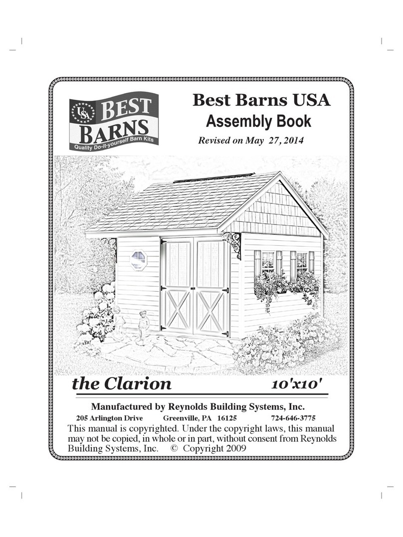 Best Barns Clarion Assembly Book