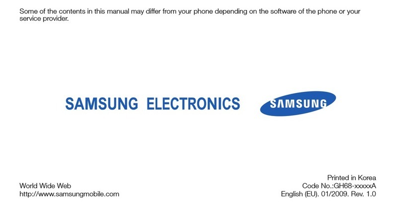 Samsung S5050 User manual