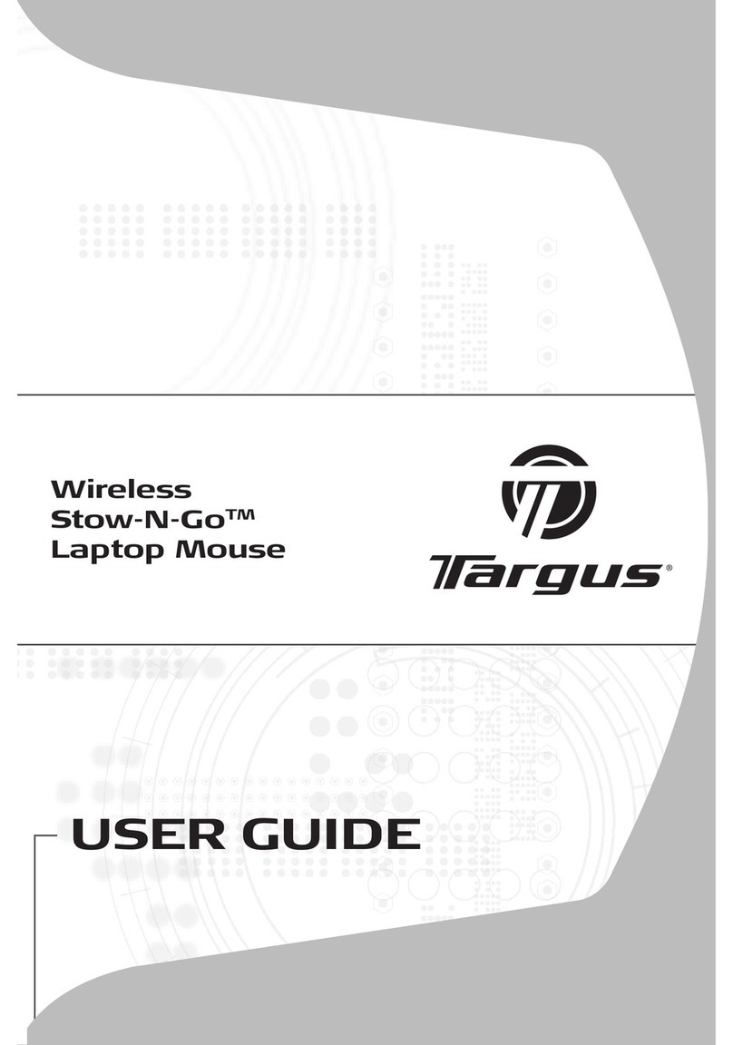 Targus Stow-N-Go Notebook Mouse User manual