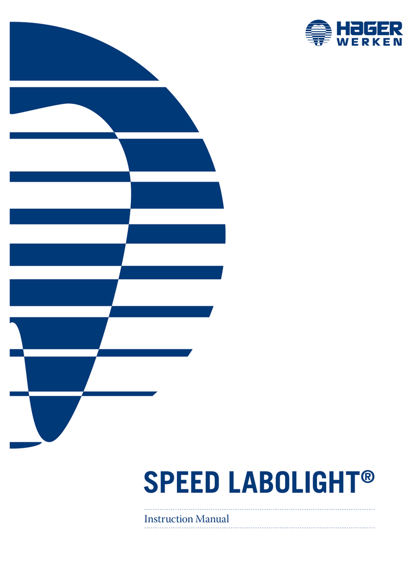 HAGER WERKEN SPEED LABOLIGHT instruction manual HAGER WERKEN SPEED LABOLIGHT instruction manual