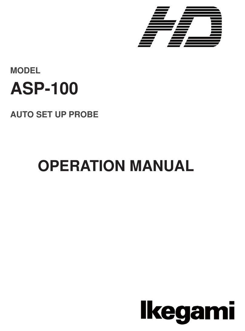 Ikegami ASP-100 Operation manual