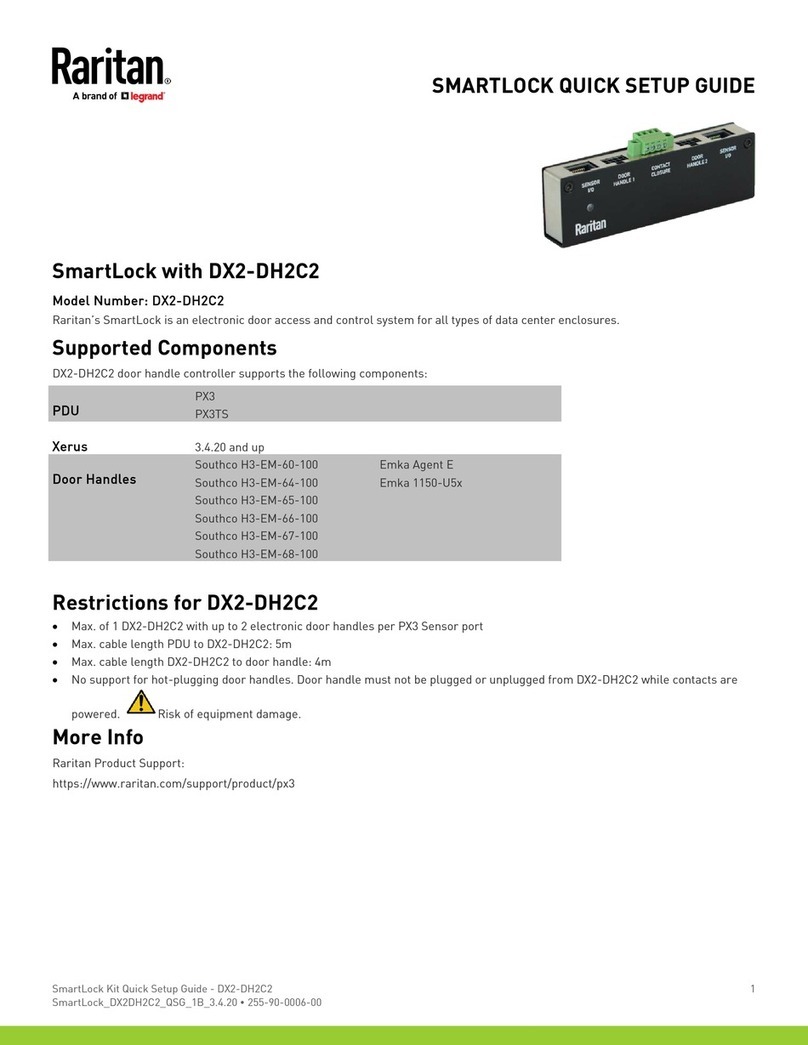 Raritan DX2-DH2C2 Quick setup guide