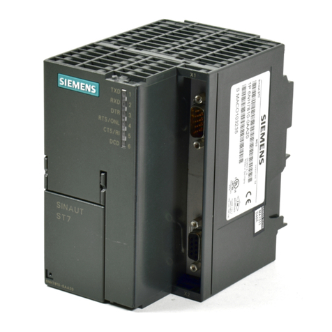 Siemens SINAUT ST7 User guide