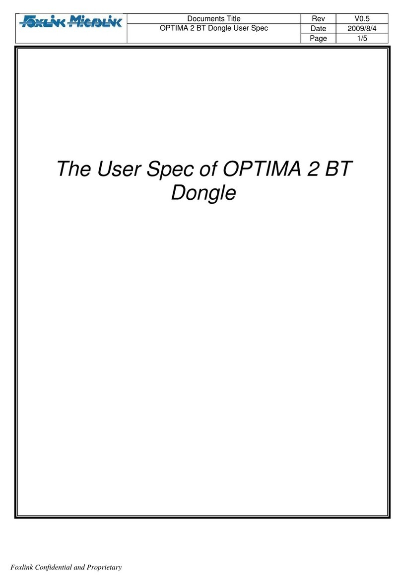 Foxlink OPTIMA 2 BT user manual
