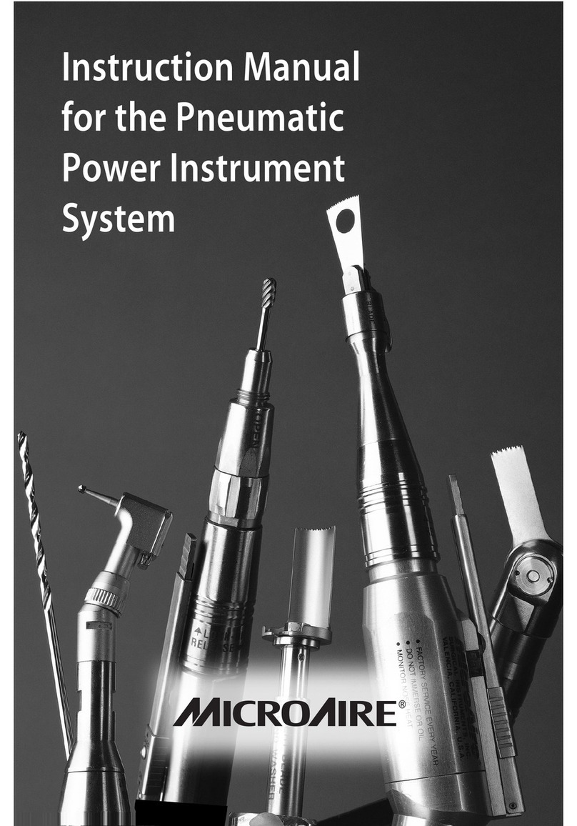 MicroAire 1000 Series instruction manual