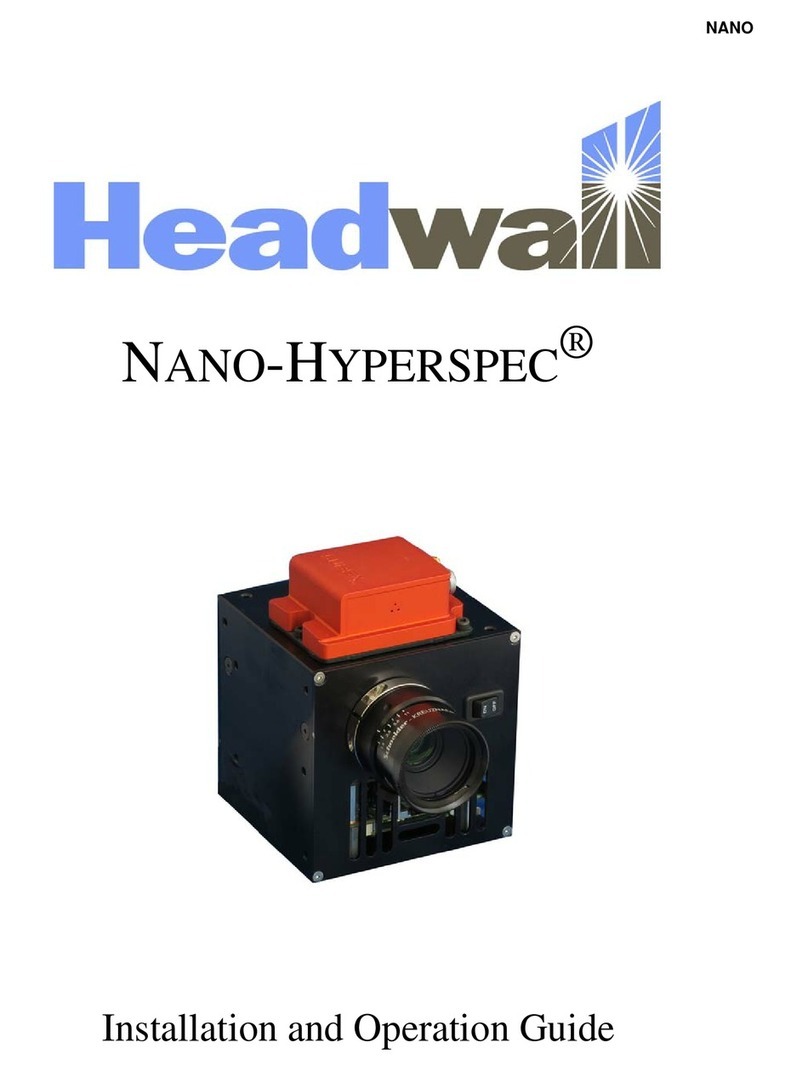 Headwall Nano-Hyperspec Installation and operation guide