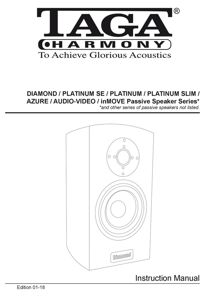 Taga Harmony Diamond Series instruction manual