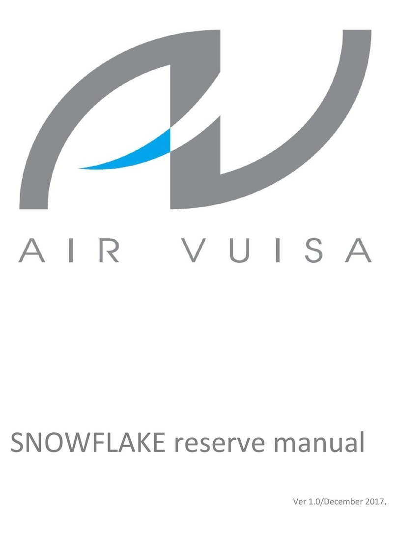 Air Vuisa SNOWFLAKE reserve series manual Air Vuisa SNOWFLAKE reserve series manual