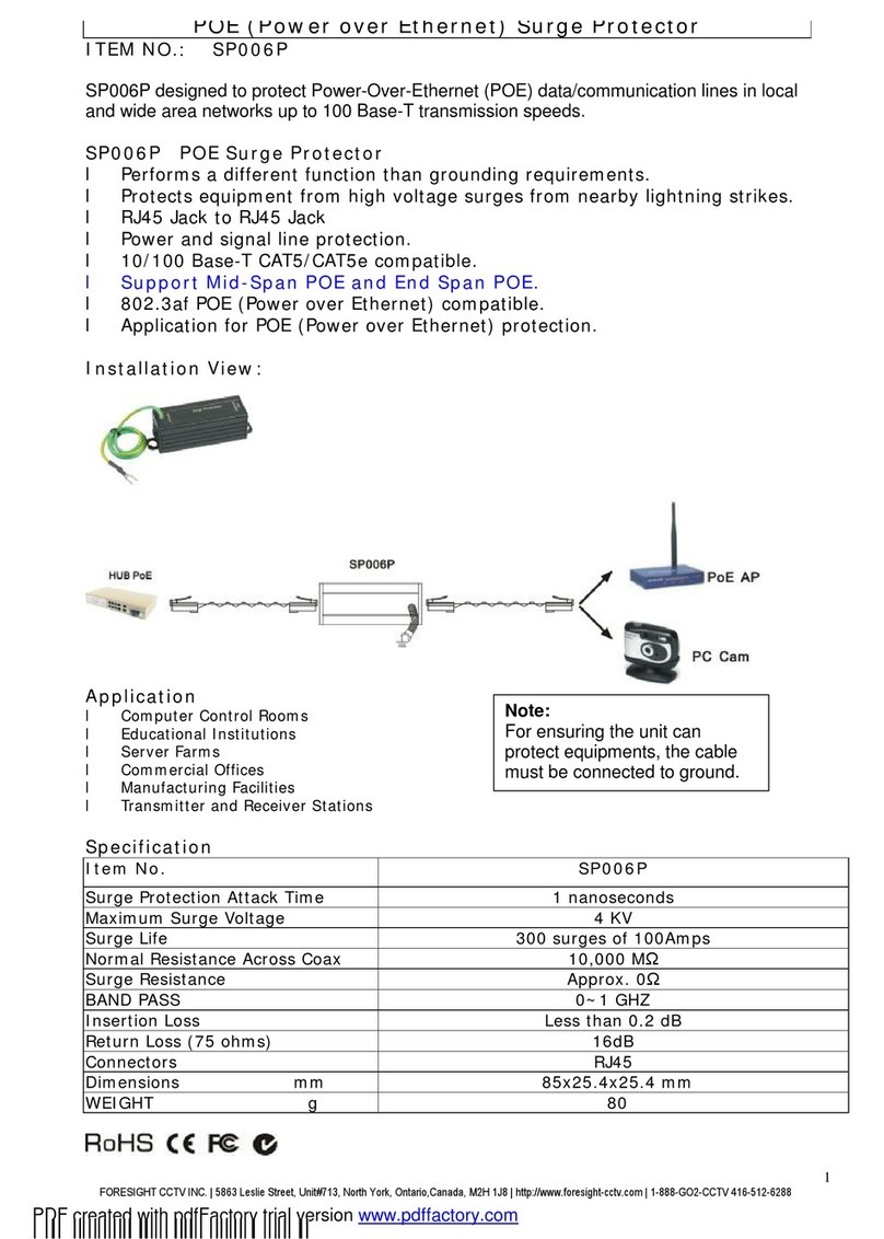 Foresight CCTV SP006P user manual