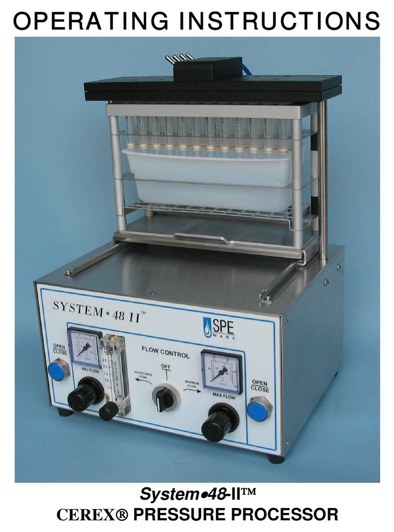 SPE ware CEREX System-48-II operating instructions