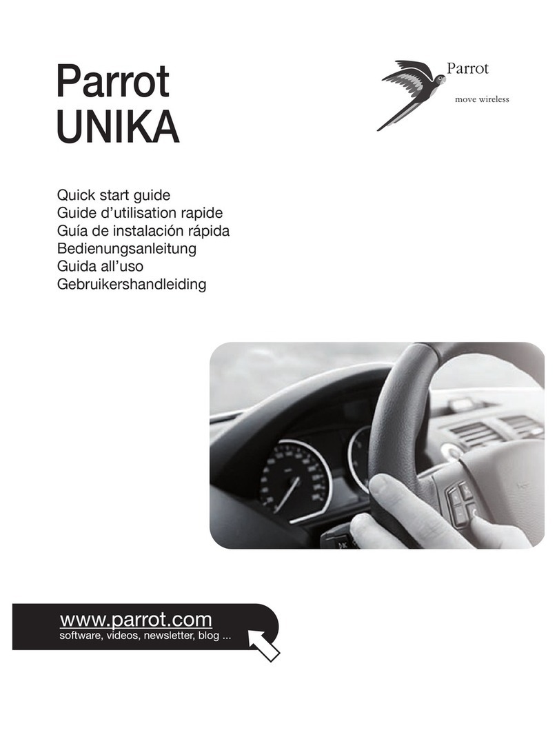 Parrot UNIKA quick start guide