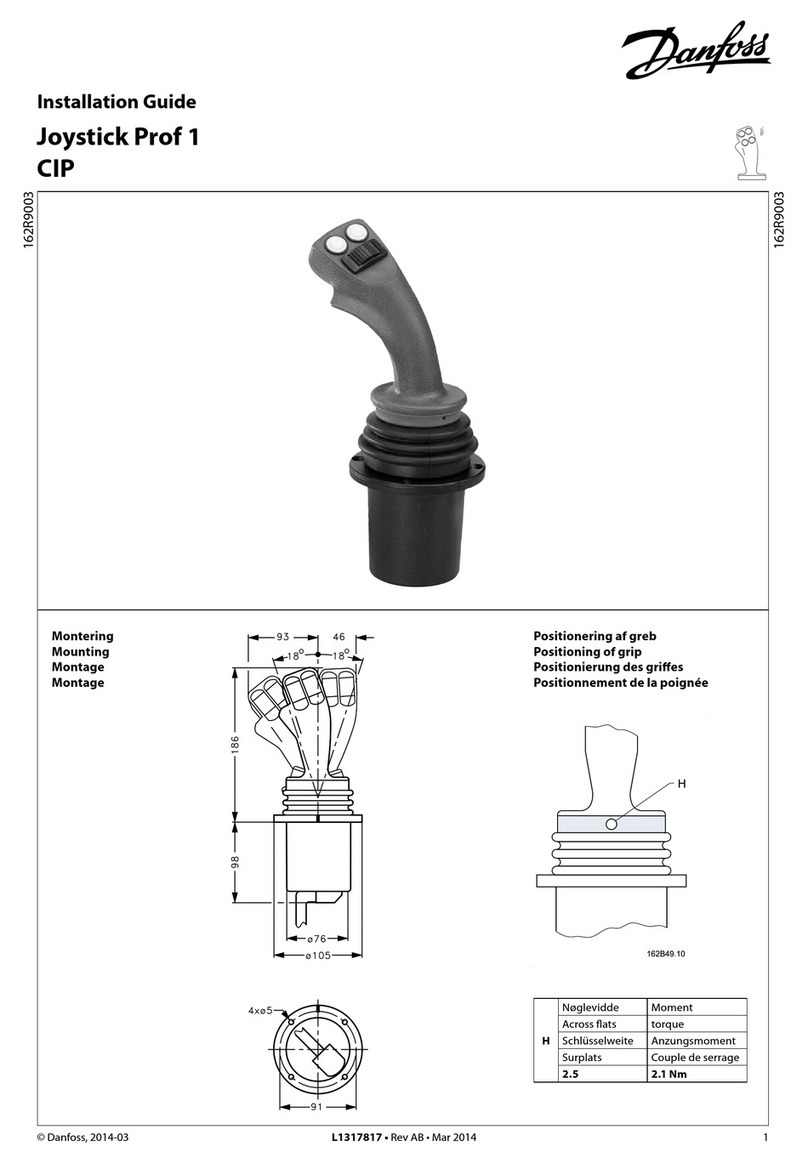 Danfoss Prof 1 User manual