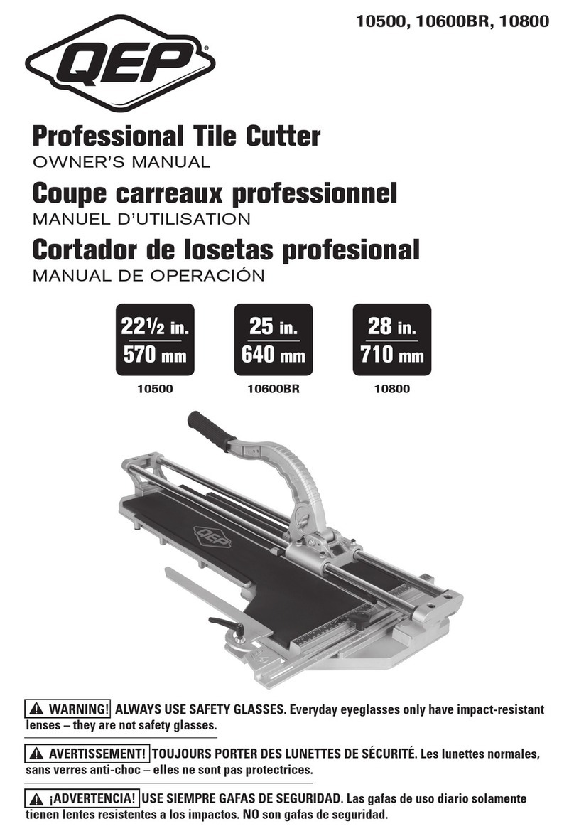 QEP 10500 owner's manual