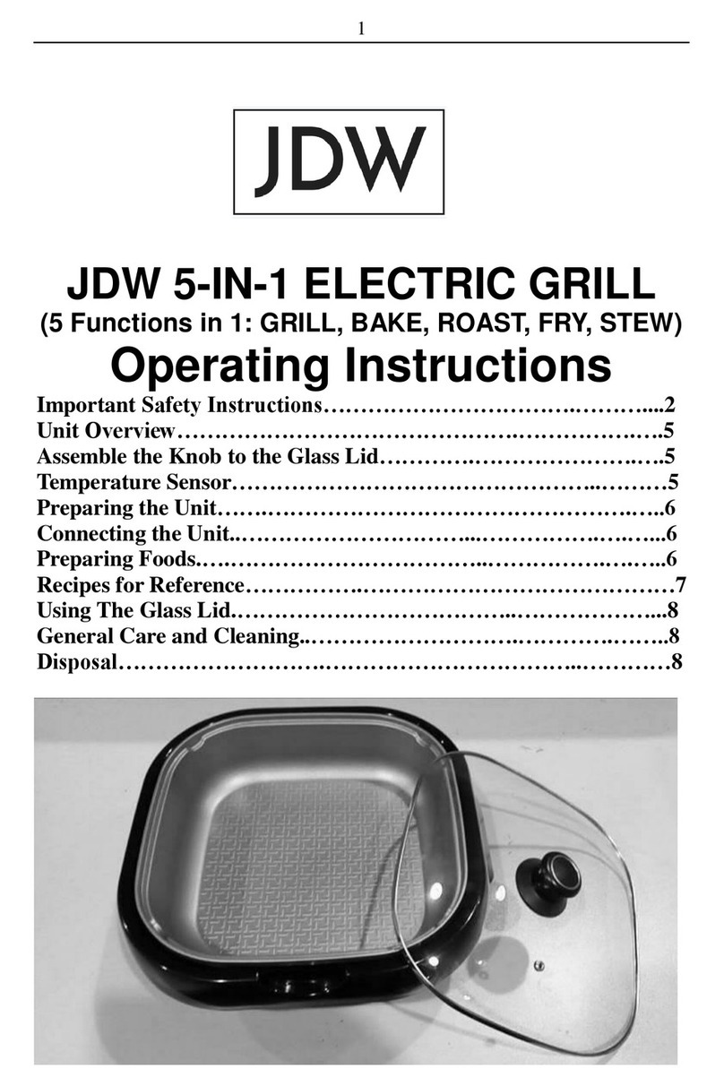 JDW UX379 operating instructions