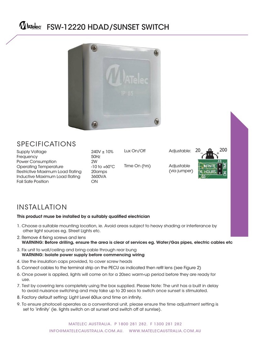 Matelec FSW-12220 user manual