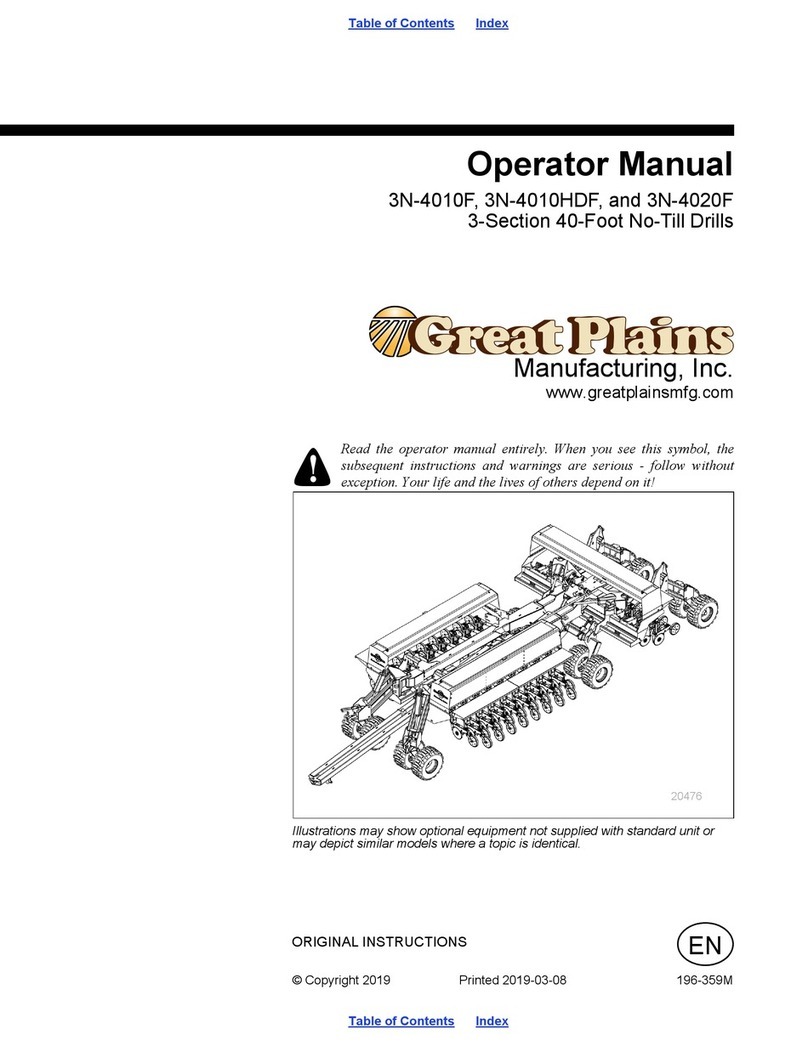 GREAT PLAINS 3N-4010F Series Operator's manual
