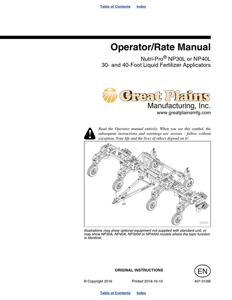 GREAT PLAINS Nutri-Pro NP30L Operator's manual
