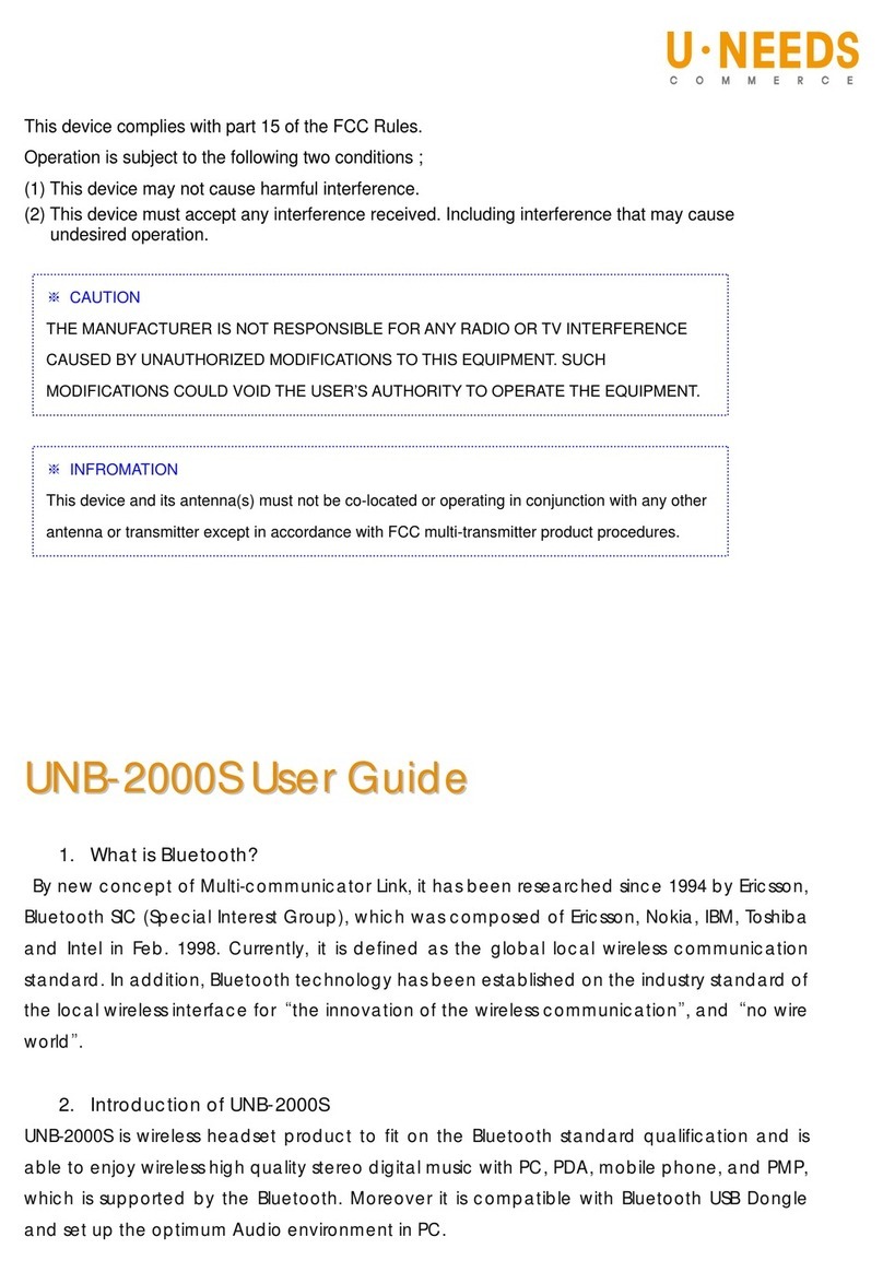 U-Needs Commerce UNB-2000S user guide