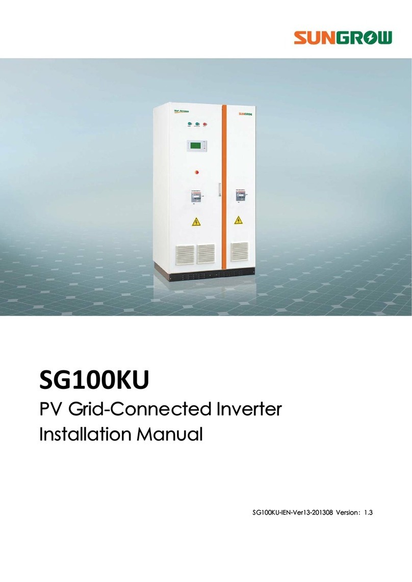 Sungrow SG100KU installation manual