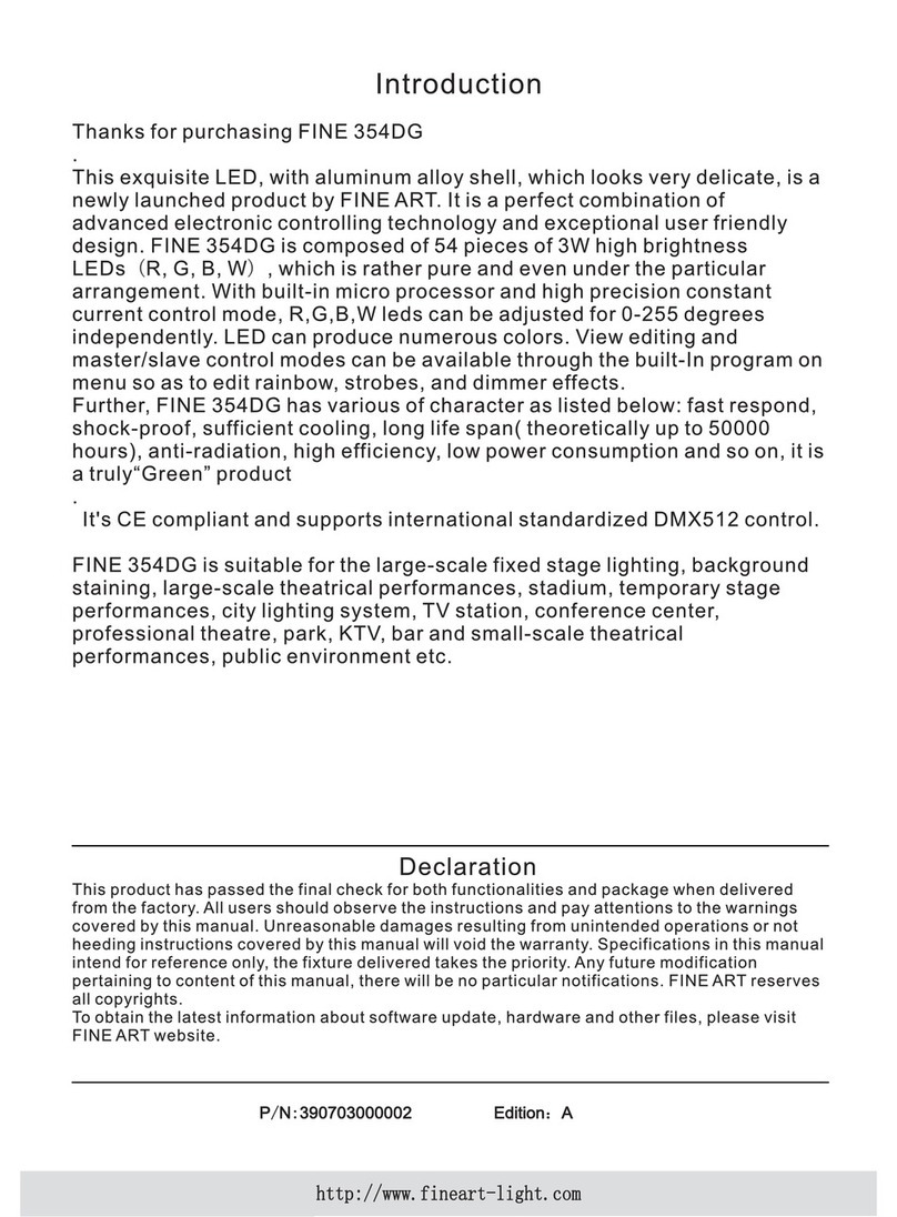Fineart FINE 354DG manual