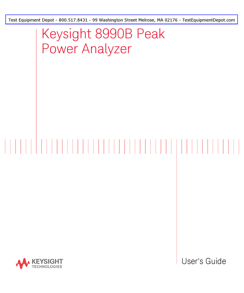 Keysight Technologies 8990B User manual