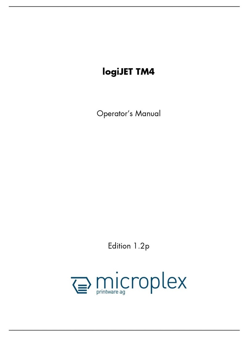 Microplex logiJET TM4 User manual
